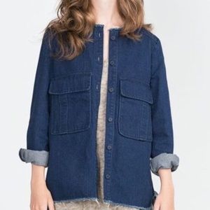 Zara denim jacket size M
